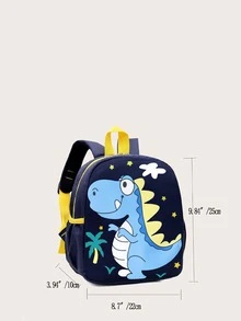 Niños Mochila con estampado de dibujos animados - Multicolor - Ver 6