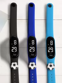 3 件套可爱动物电池供电儿童手表手链，适合日常佩戴和作为节日礼物 - 彩色 - 查看 2