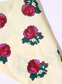 2 件花卉印花发带头带头巾头带吸汗带 - 彩色 - 查看 3