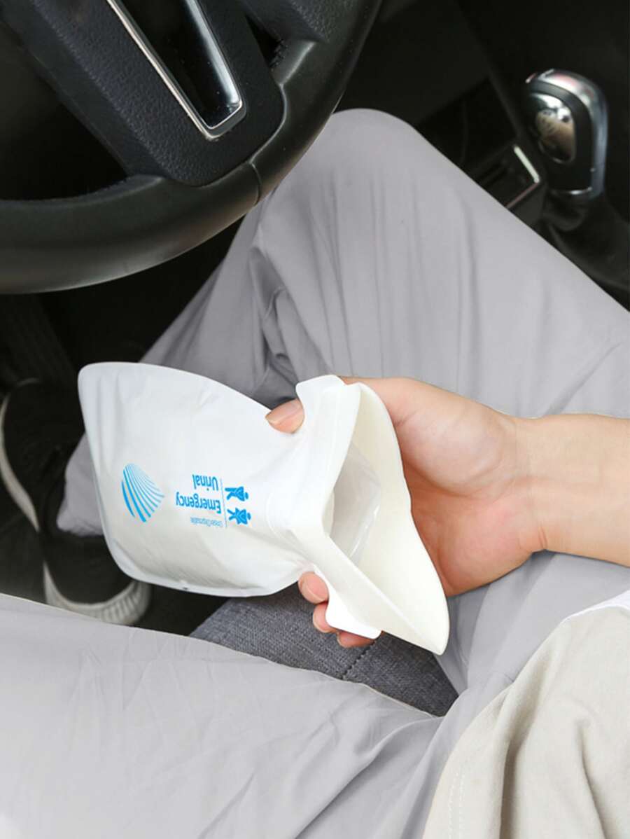 4 Piezas Bolsa Portátil Para Orinar En El Auto - Blanco - Ver 1