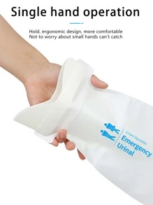 4 Piezas Bolsa Portátil Para Orinar En El Auto - Blanco - Ver 3