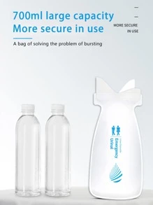 4 Piezas Bolsa Portátil Para Orinar En El Auto - Blanco - Ver 5