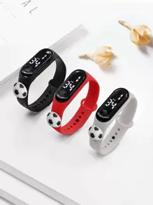 Box Set Of 3pcs Children's Cute Animal Printed Battery Operated Wristwatch, Suitable For Everyday Wear And Holiday Gifts - Multicolor - View 1