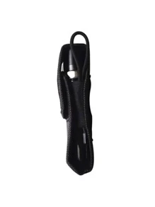 1pc Flip Flashlight Storage Funny Bag - Black - View 2