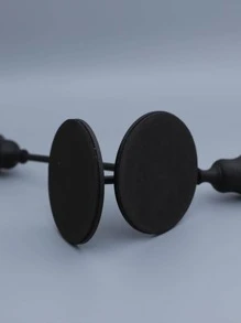 2 cái Giá đỡ nến bằng hợp kim - màu đen - Xem 4