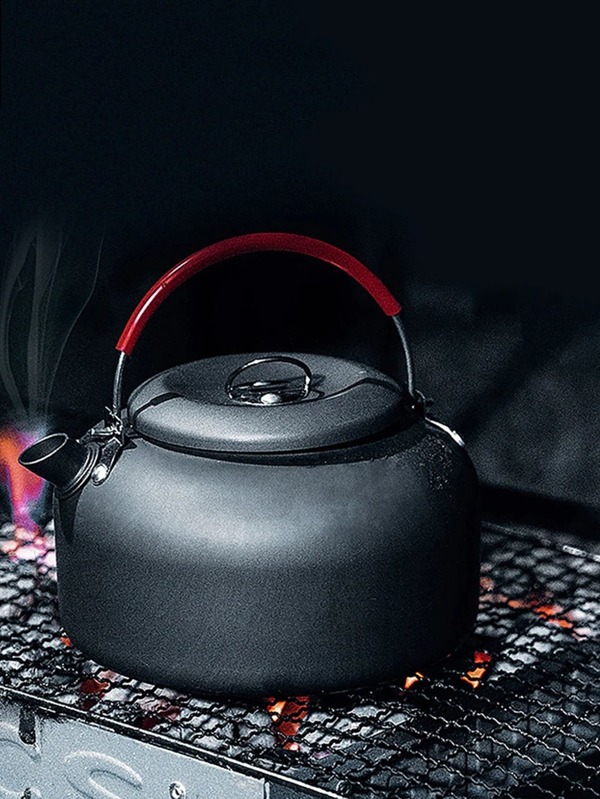 1pc 1.4L Outdoor Camping Kettle SHEIN UK
