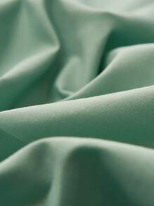 1入組綠色貝殼邊床裙極簡織物床上用品 床裙適用於全部季節 - 綠色 - 查看 4