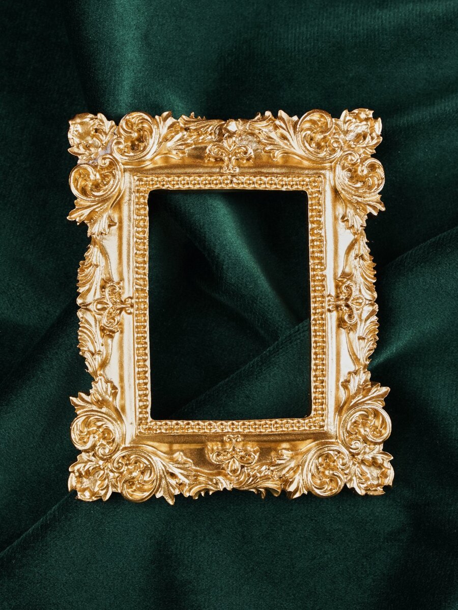 Marco de foto vintage - Dorado - Ver 1