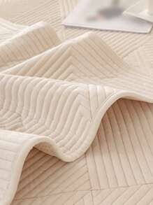 1 Khăn Sofa Màu Be, Polyester Tối Giản Chần Gòn Chi Tiết Chống Trơn Trượt Khăn Cho Tất Cả Các Mùa - Màu be - Xem 5