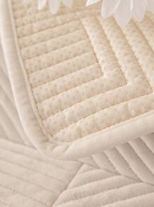 1 Khăn Sofa Màu Be, Polyester Tối Giản Chần Gòn Chi Tiết Chống Trơn Trượt Khăn Cho Tất Cả Các Mùa - Màu be - Xem 6