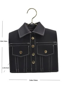 Thiết kế quần áo mini Studded Decor Chain Túi mới lạ, Quà tặng mới lạ và hài hước nhất Pefect - màu đen - Xem 3