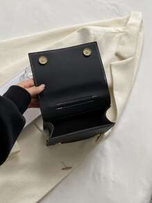 Thiết kế quần áo mini Studded Decor Chain Túi mới lạ, Quà tặng mới lạ và hài hước nhất Pefect - màu đen - Xem 5