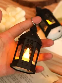 1/4/10pcs Mini Retro Lantern Shaped Decorative Lights, Battery Powered, Indoor Room Tabletop Decor Night Light, Mini Candle Lantern, Suitable For Holidays, Parties, Religious Occasions, Home Decor