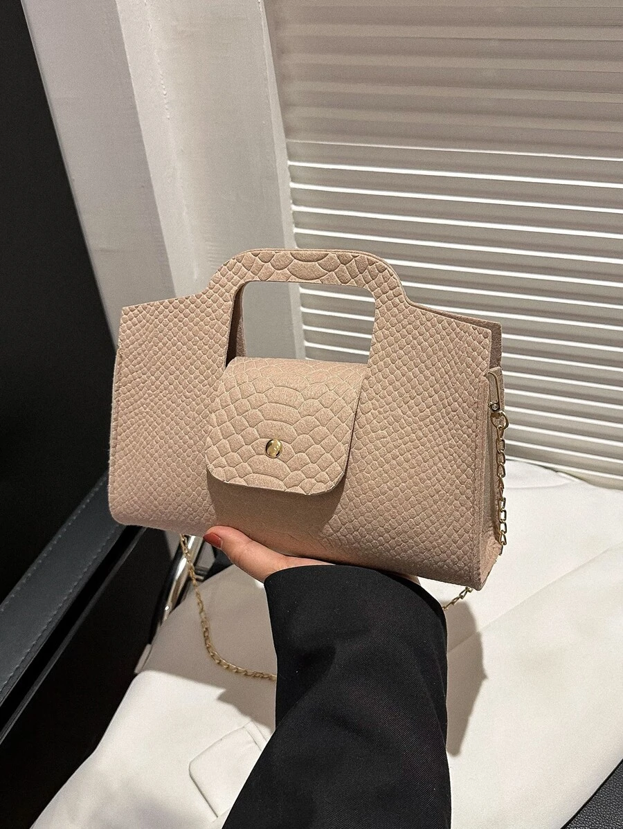 Túi đeo chéo Nữ - Màu Khaki - Xem 1