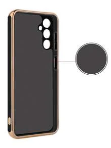 6D Electroplated Ring Holder Phone Case For SAMA15, S24 Ultra/S23 FE, A13, A54, A55, Moto G (2024), G Stylus 5G (2024), G Play (2024), Pixel 8, S24 FE, S25 Series Waterproof Shockproof Anti-Fall Scratch Resistant - Black - View 6