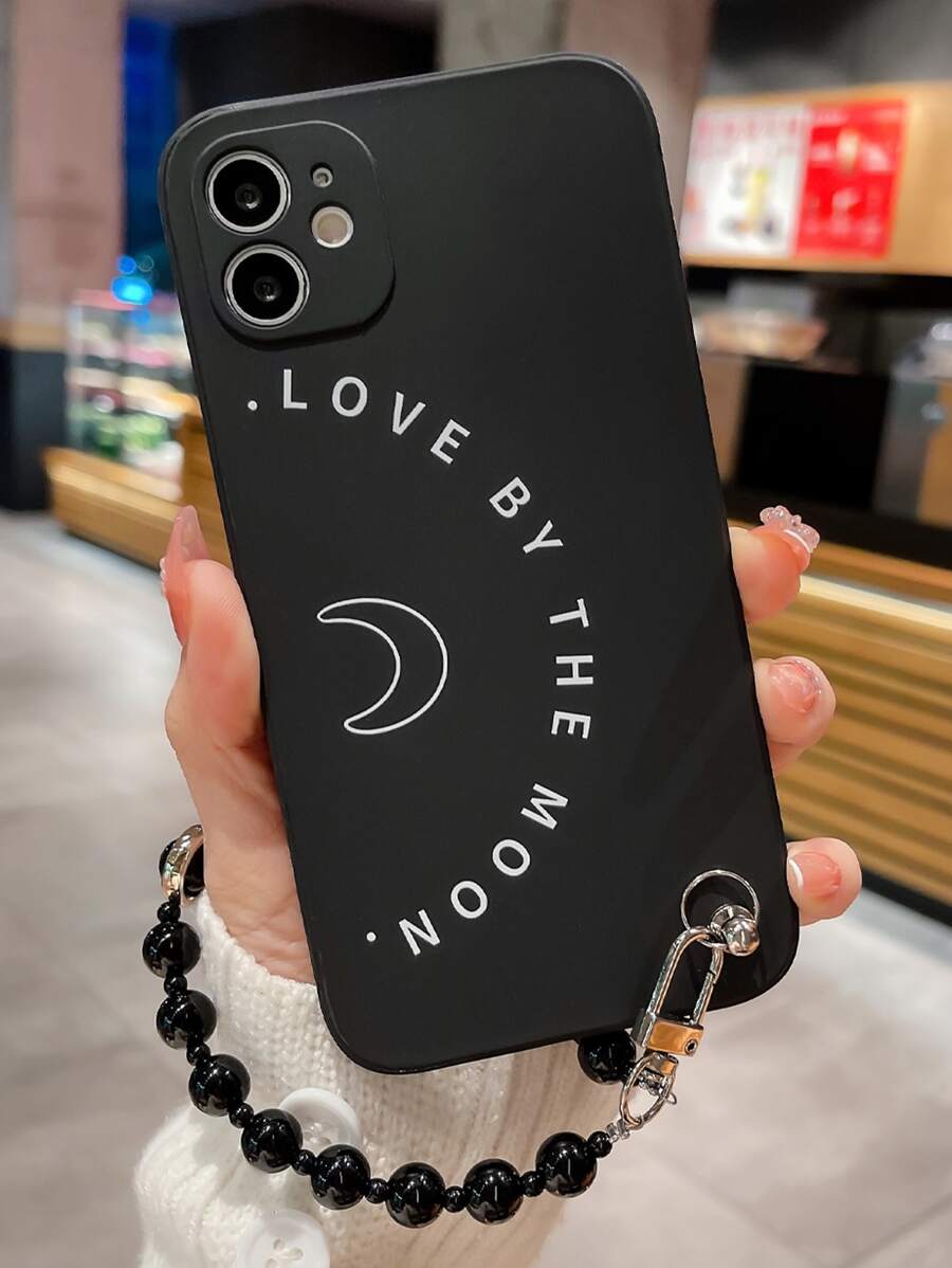 TPU手帶防跌落手機殼，適用於iPhone 14 Pro Max和三星A32 - 黑與白 - 查看 1