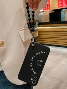 TPU手帶防跌落手機殼，適用於iPhone 14 Pro Max和三星A32 - 黑與白 - 查看 5