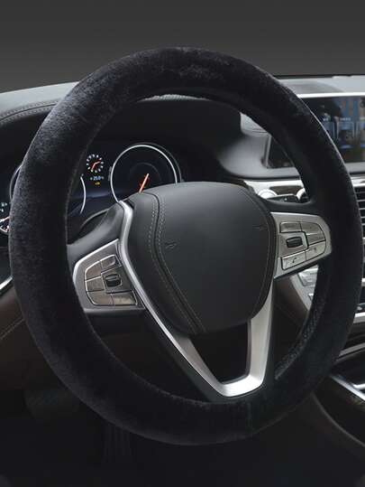 1 Stück Auto Lenkradabdeckung mit Plüsch