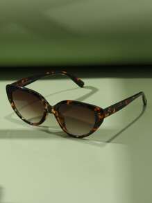 Gafas de sol de ojo de gato de carey - Multicolor - Ver 2