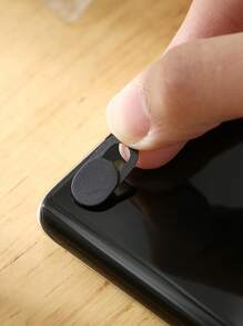 6入組網絡攝像頭鏡頭蓋 - 黑色 - 查看 4