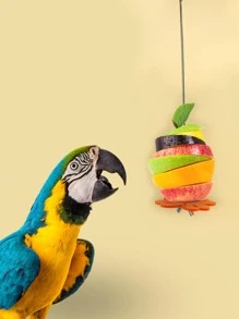 1 pieza Alimentador de color al azar pájaro fruta - Multicolor - Ver 2