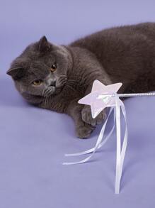 2 piezas Palo para gato con diseño de estrella al azar - Multicolor - Ver 2