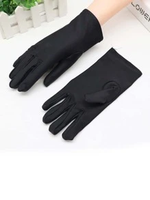 1 Cặp Găng Tay Diễu Hành Mỏng Spandex Có Độ Đàn Hồi Cao Unisex Với Ngón Tay Lộn - Xem 12