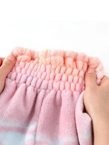 1pc Bow Decor Random Hair Drying Towel - Multicolor - View 4