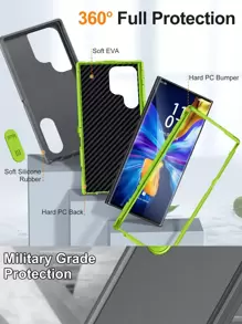 Iphone 16 Anti-Fall Phone Case With Invisible Holder - Grey - View 5