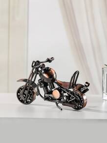 QYeah 摩托車形狀藝術擺件 - 銅色 - 查看 4