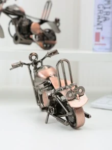 QYeah 摩托車形狀藝術擺件 - 銅色 - 查看 5