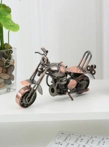 QYeah 摩托車形狀藝術擺件 - 銅色 - 查看 6