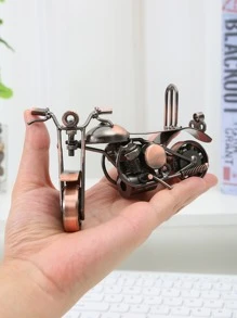 QYeah 摩托車形狀藝術擺件 - 銅色 - 查看 7