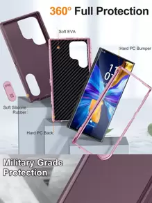 防震军规级基础款，兼容 16，防摔手机壳，带隐形支架，防水防震防刮，生日礼物 - 淺灰紫 - 查看 3