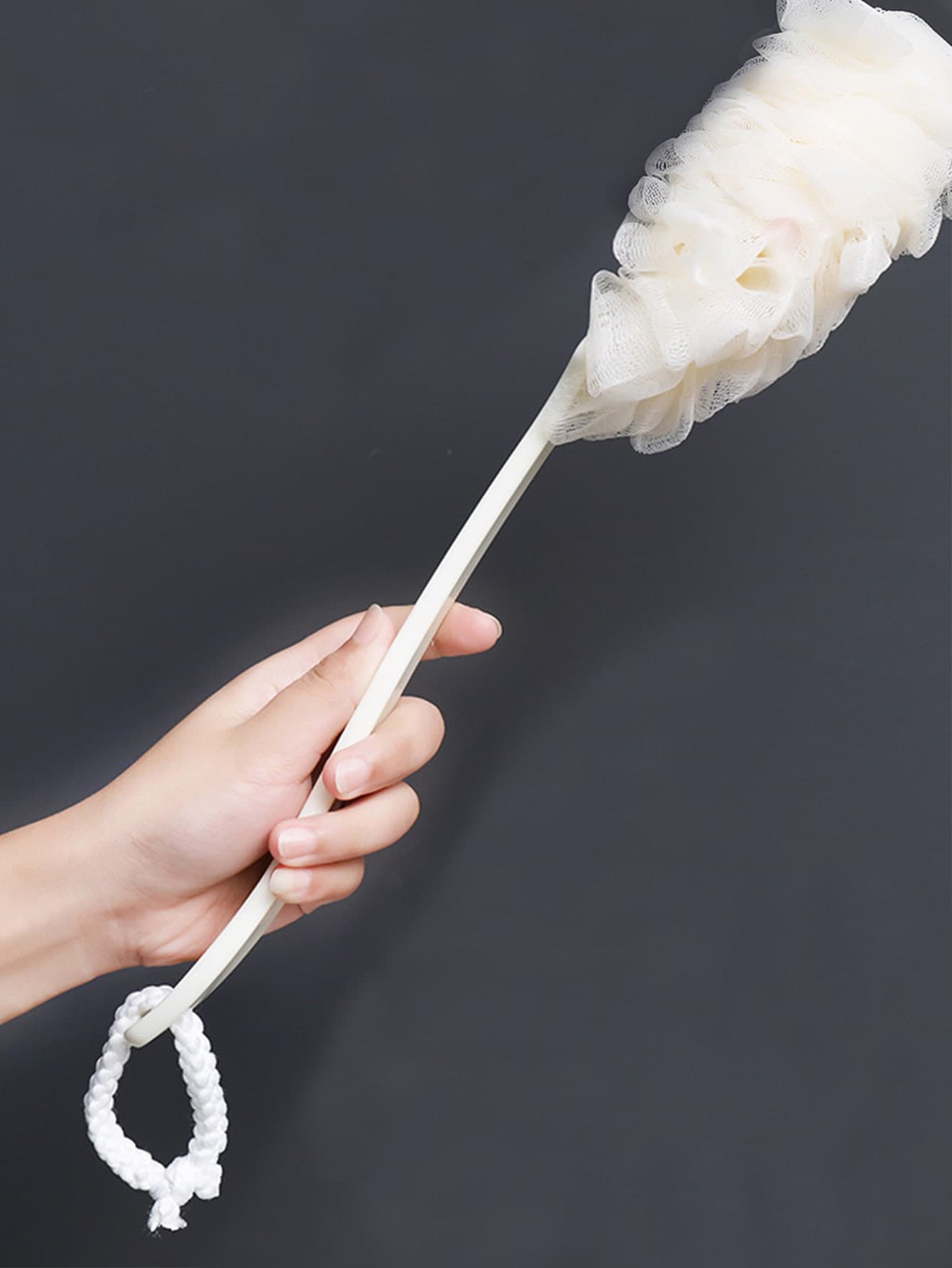 1pc Foaming Ball Brush - Beige - View 1