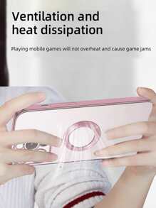 Apple Clear Phone Case Compatible With IPhone 15/15Pro/15Plus/15Promax - Pink - View 7