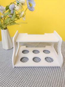 1入組免打孔掛壁式路由器存儲架 - 白色 - 查看 5