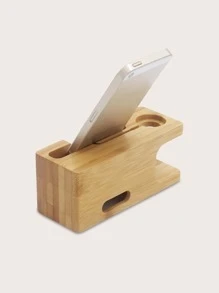 Desktop Phone & Watch Charger Holder - Yellow - View 3
