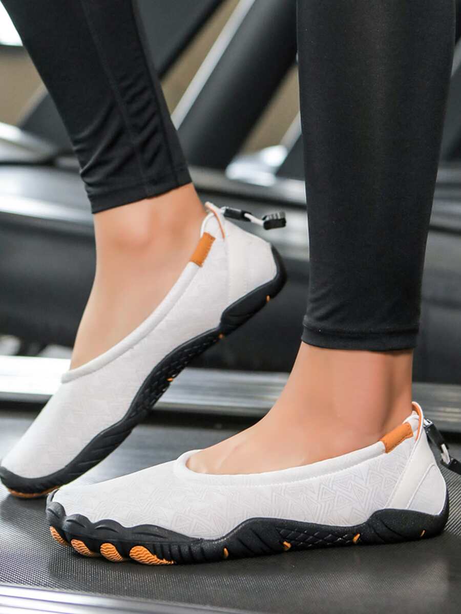 Women Drawstring Detail Water Shoes, Sporty Fabric Creek Shoes For ...