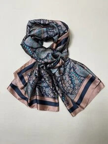 Paisley Print Scarf - Multicolor - View 2