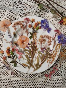 20入組花朵圖案貼紙 - 彩色 - 查看 1