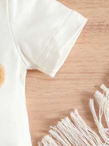 SHEIN Baby Boy Cartoon Graphic Tee & Shorts - Multicolor - View 6