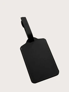 1 pieza Etiqueta del equipaje con diseño de hebilla - Negro - Ver 2