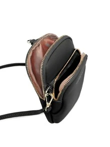 FOREVER MIYIN Ví điện thoại nữ Lá thư Có thể điều chỉnh được Đúng mốt - màu đen - Xem 7