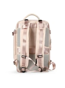 Women's Travel Backpack, Casual Weekend Bag With Laptop Compartment, Lightweight And Large Capacity, Suitable For Short Trips, Business Trips, And College Students - Beige - View 8