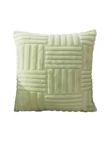 Vỏ Đệm Màu Xanh Lá Cây, Vải Trang Trí Vỏ Gối Cho Gia Đình - Màu xanh chanh - Xem 4