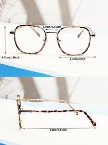 Kính mắt gọng hình học - Nhiều màu - Xem 7