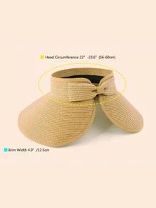 Mũ rơm rắn - Màu Khaki - Xem 3