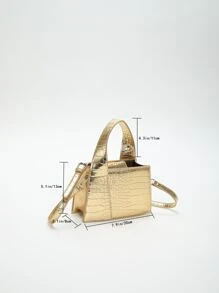 Túi đeo chéo Nữ Có thể điều chỉnh được Hấp dẫn Đúng mốt - Vàng - Xem 2