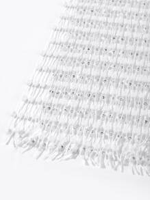 水鑽裝飾帽 - 白色 - 查看 4